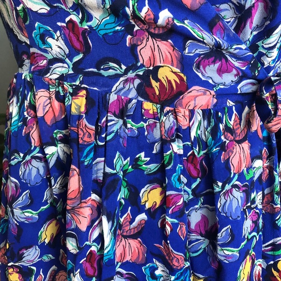 Moulinette Soeurs Anthropologie Silk Wrap Dress - Picture 3 of 8